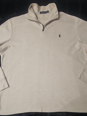 Polo Ralph Lauren Beige Half-Zip Pullover
